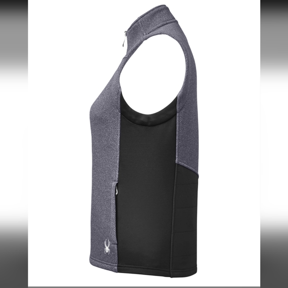Spyder Gray Zip-Up fleece vest - Picture 4 of 14
